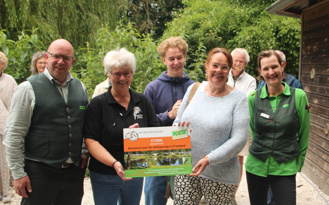 Grote donatie aan het Friese dierenasiel