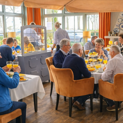 Bij De Drie Provincien is het altijd gezellig en goed eten. Zeker ook met Pasen.